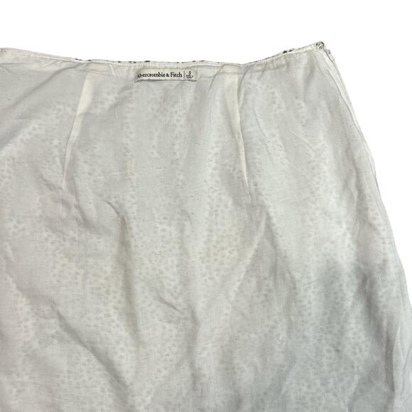 white abercrombie cheetah print skirt - Picture 6 of 7